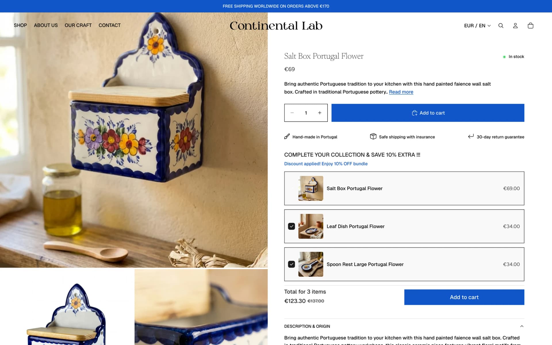 Continental Lab storefront